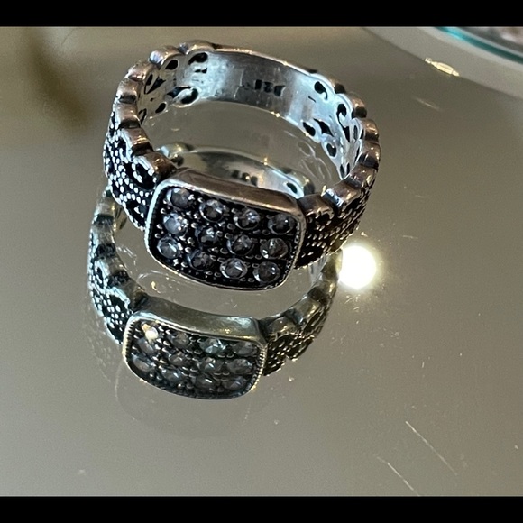 Beautiful antique style sterling silver ring - Picture 5 of 9